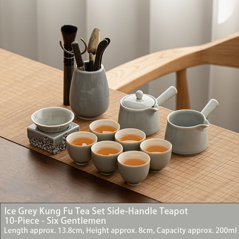 Ice Grey Kung Fu Tea Set